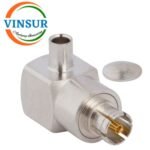VSW-PSMP-MRA-405 -- RF CONNECTORES - 50 OHMS, PSMP MALE RIGHT ANGLE SOLDER TYPE FOR RG405(0.086) CABLE