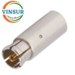 VSW-PSMP-MST-402 -- RF CONNECTORES - 50 OHMS, PSMP MALE STRAIGHT SOLDER TYPE FOR RG402(0.141) CABLE