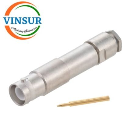 VSW-SHV-FST-CL-58 -- RF CONNECTOR - 50 OHMS , SHV FEMALE , STRAIGHT , CLAMP TYPE , RG58, RG142, LMR200 CABLE