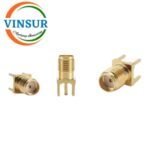 VSW-SMA-F-18G-- RF CONNECTOR - 50OHMS , SMA FEMALE CONNECTOR PANEL MOUNT CONNECTOR