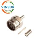 VSW250004-CN -- RF CONNECTOR - 50 OHMS , N MALE , STRAIGHT , CRIMP TYPE , VSW-200 CABLE - Image 2