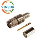 VSW250007-CN -- RF CONNECTOR - 50 OHMS , SMA MALE , STRAIGHT , CRIMP TYPE , VSW-240 CABLE (8GHz)