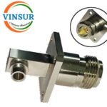 VSW250012-CN -- RF CONNECTOR - 50OHMS , N FEMALE , RIGHT ANGLE ,4-HOLE FLANGE MOUNT , SOLDER TYPE , RG402 CABLE - Image 2