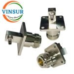 VSW250013-CN -- RF CONNECTOR - 50 OHMS , N FEMALE , RIGHT ANGLE ,4-HOLE FLANGE MOUNT , SOLDER TYPE , RG405 CABLE - Image 3