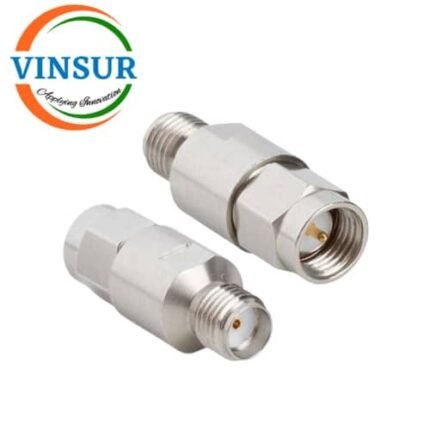 VSW250028-ATT -- RF ATTENUATOR 2W, 5DB, SMA MALE TO FEMALE CONNECTOR, 500 KHZ ~ 6000 MHZ