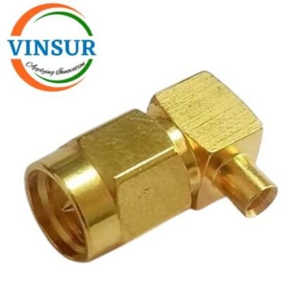 VSW250034-CN -- RF CONNECTOR - 50 OHMS SMA MALE RIGHT ANGLE  SOLDER TYPE RG405 (0.086 INCH)CABLE 18GHz