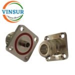 VSW250035-CN -- RF CONNECTOR - 50OHMS N FEMALE STRAIGHT 4-HOLE FLANGE MOUNT SOLDER TYPE RG402 CABLE