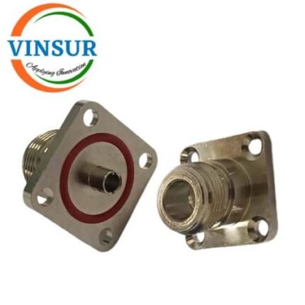 VSW250035-CN -- RF CONNECTOR - 50OHMS N FEMALE STRAIGHT 4-HOLE FLANGE MOUNT SOLDER TYPE RG402 CABLE