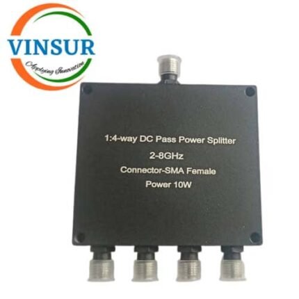 1-4 WAY DC PASS POWER SPLITTER 2-8GHZ SMA FEMALE 10W