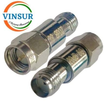 VSW250058-ATT -- RF ATTENUATOR (2W,DC to 8GHZ ,20DB,SMA-MALE TO SMA-FEMALE)