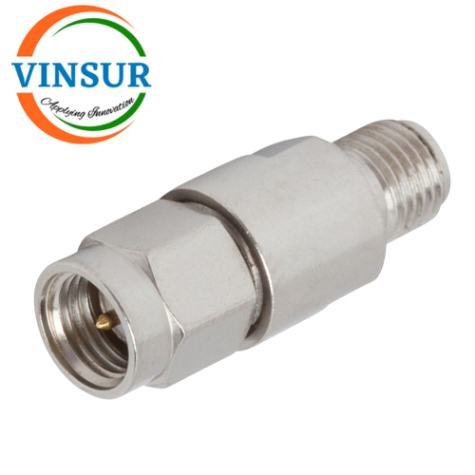 VSW-2W-18G-1D-COAT-- RF Fixed Attenuator (2W 1dB DC-18GHz SMA Male to Female) VSW-2W-18G-10D-COAT--RF Fixed Attenuator (2W 10dB DC-18GHz SMA Male to Female) - Image 1