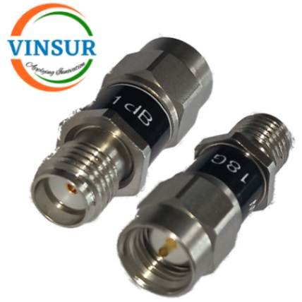 VSW250001-ATT -- RF Fixed Attenuator (2W 1dB DC-18GHz SMA Male to Female) VSW250001-ATT--RF Fixed Attenuator (2W 1dB DC-18GHz SMA Male to Female) - Image 1