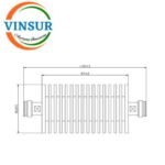 VSW260007-ATT--RF Fixed Attenuator (50W DC to 4GHz 30dB 4.3-10 Female- Female)