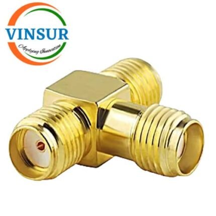 VSW260003-AD -- RF ADAPTER– 50 OHMS, SMA T -ADAPTER FEMALE-FEMALE-FEMALE ADAPTER
